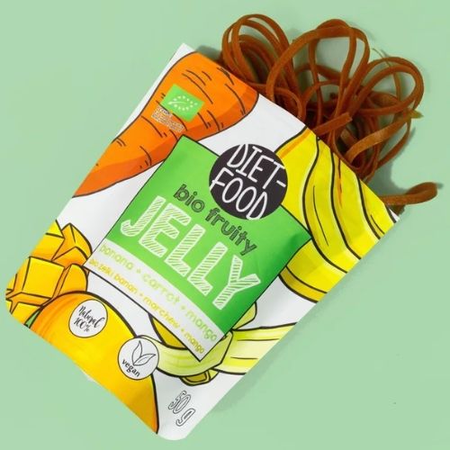 Diet Food Fruity Jelly banán & mango & mrkva 50g